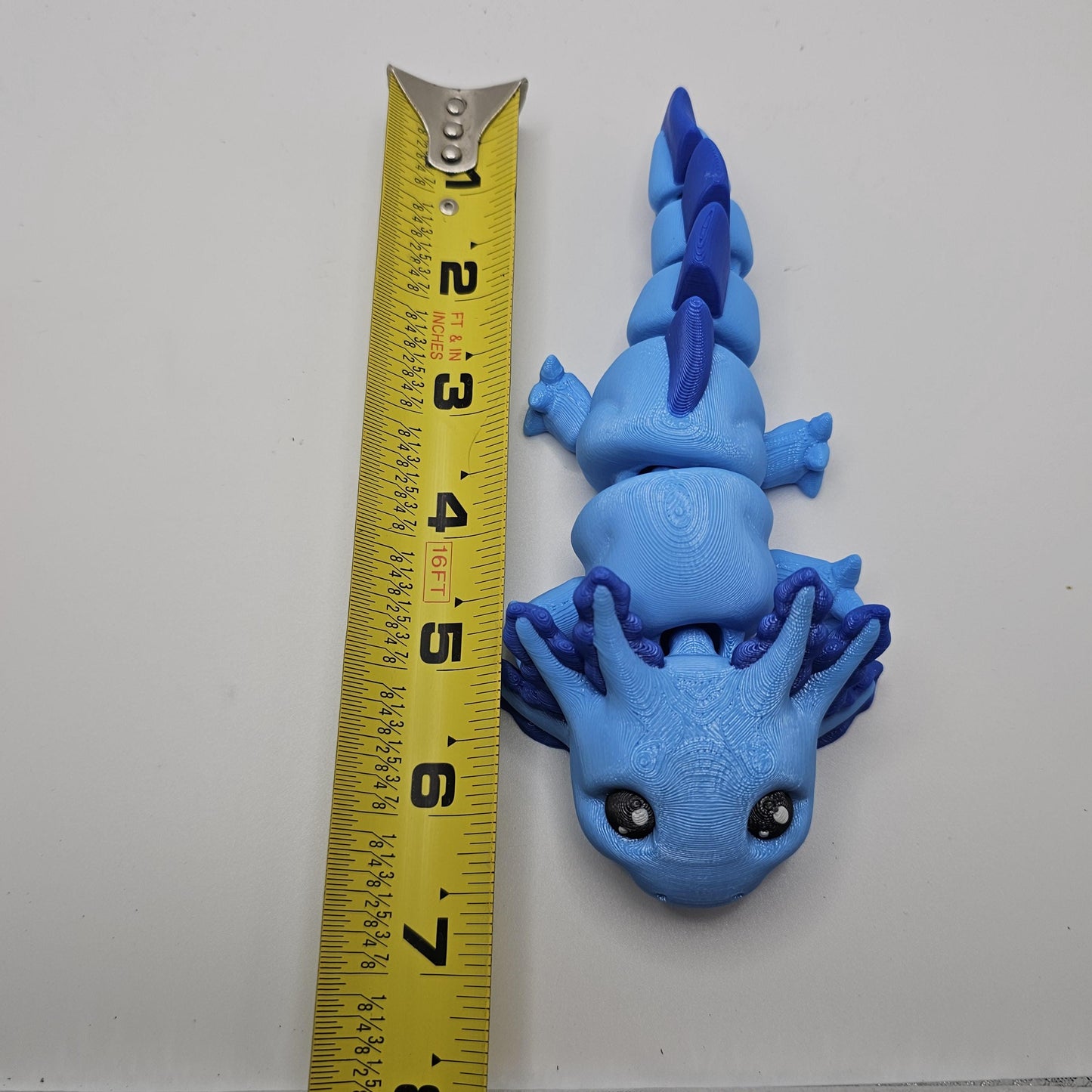 3D Printed Flexi Axolotl: Articulated Fun Toy