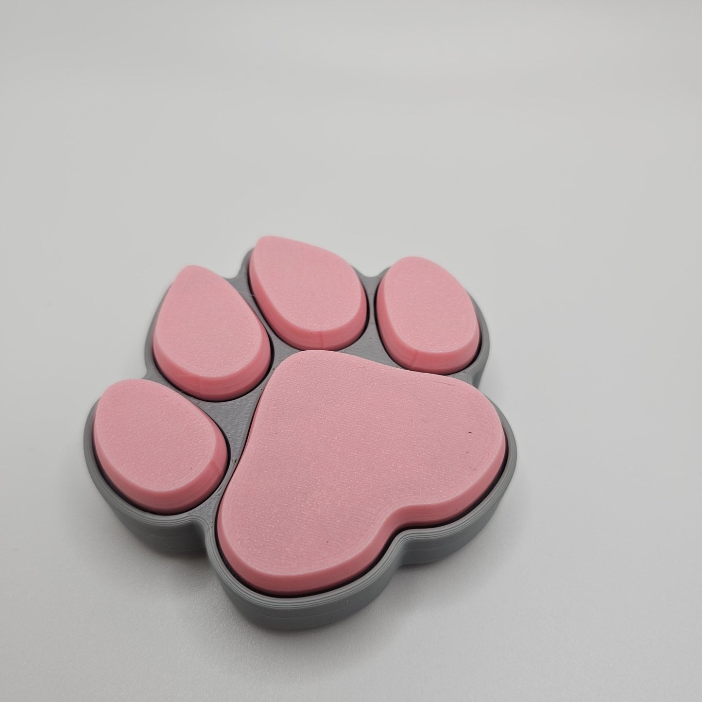 3D Printed Dog Paw Clicker – Custom Colors