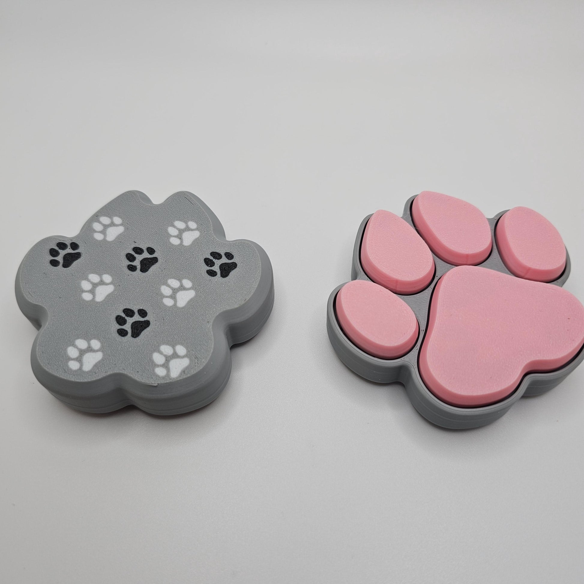 3D Printed Dog Paw Clicker – Custom Colors