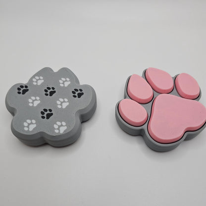 3D Printed Dog Paw Clicker – Custom Colors