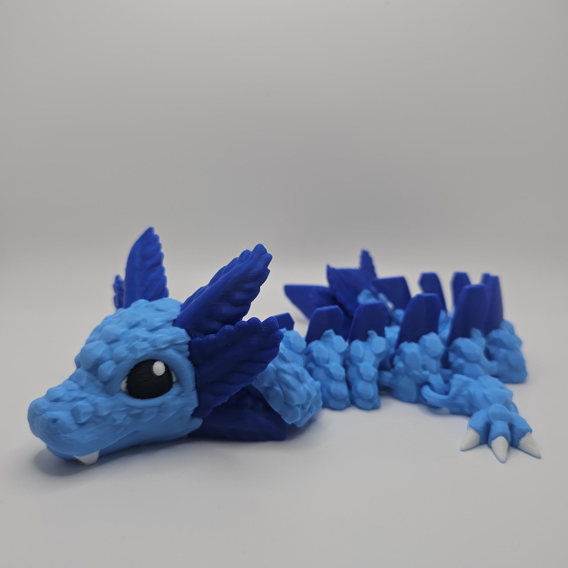 3D Printed Baby Axolotl Dragon – Winged or Wingless