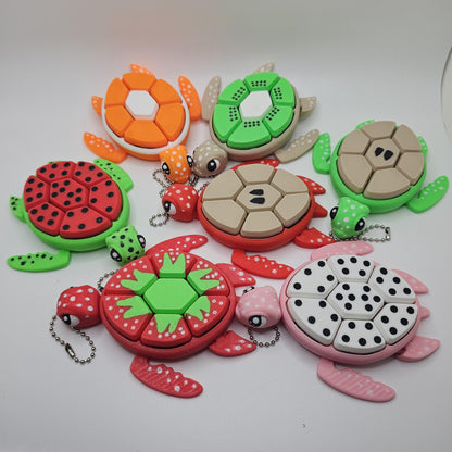 3D Printed Fruit Sea Turtle Clickers – 7 Fun Versions