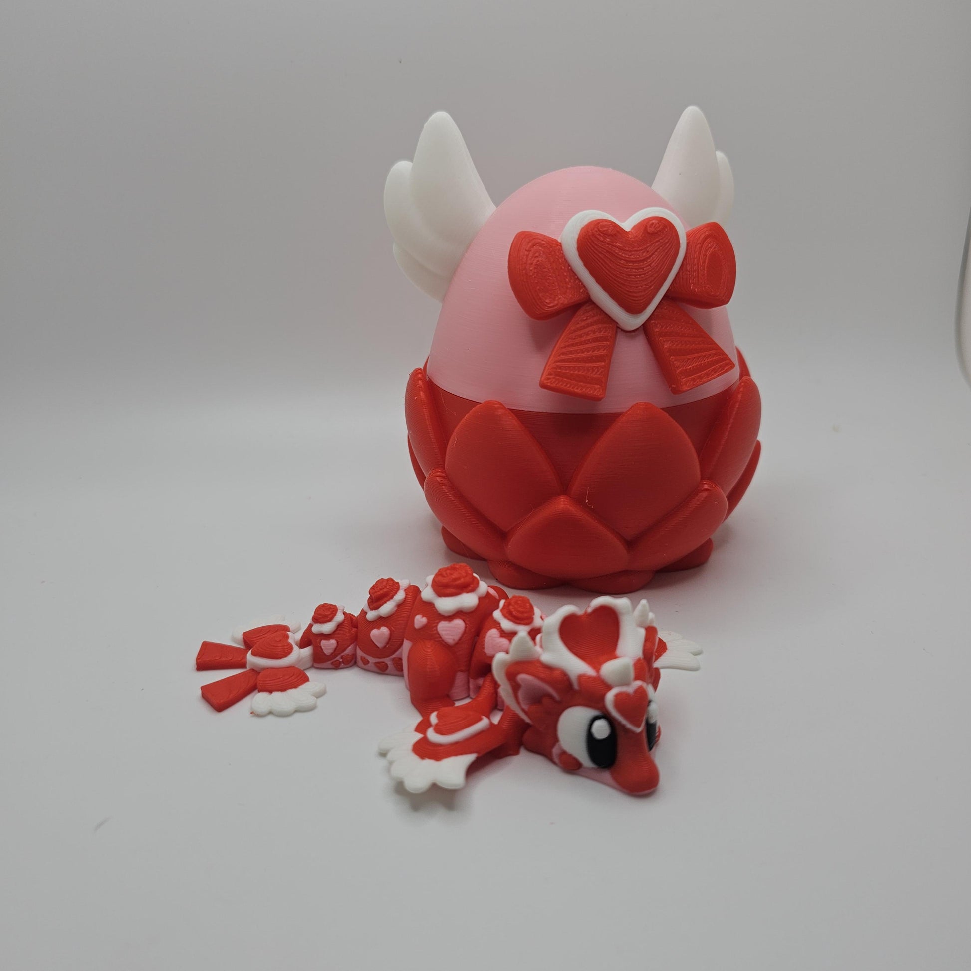 3D Printed HeartSeeker Mini Dragon With Egg