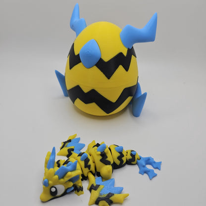 3D Printed Wild Voltage Mini Dragon With Egg