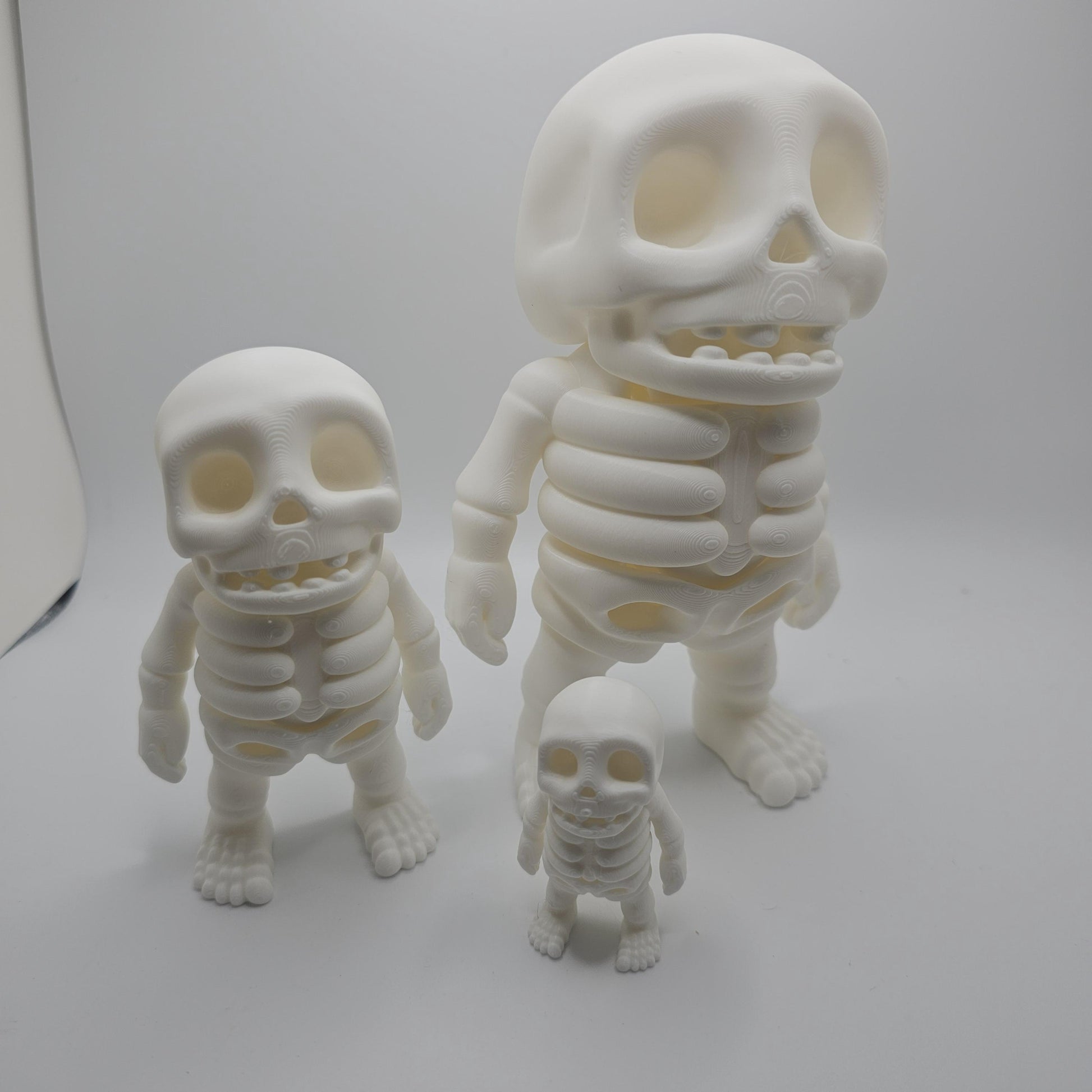 3D Printed Skeleton Figurine – 3 Sizes