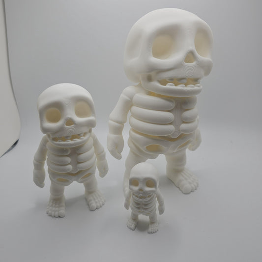 3D Printed Skeleton Figurine – 3 Sizes
