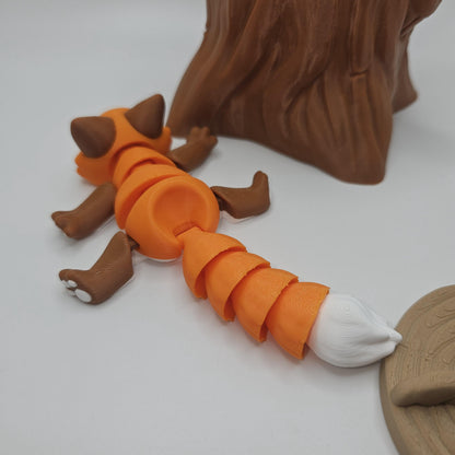Articulated Baby Fox - 3D Printed