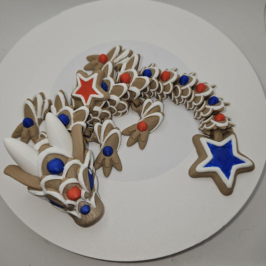 Baby Star Cookie Dragon 3D Printed