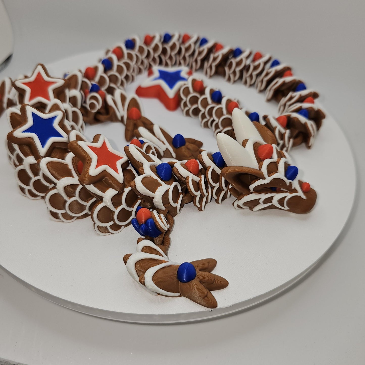 Star Cookie Dragon 3D Printed