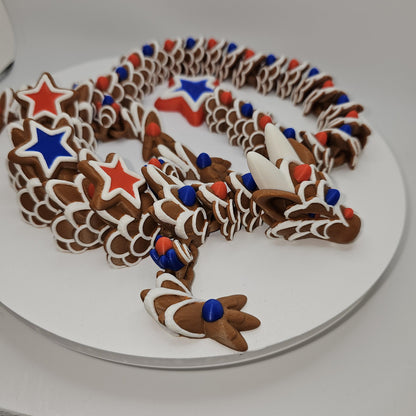 Star Cookie Dragon 3D Printed