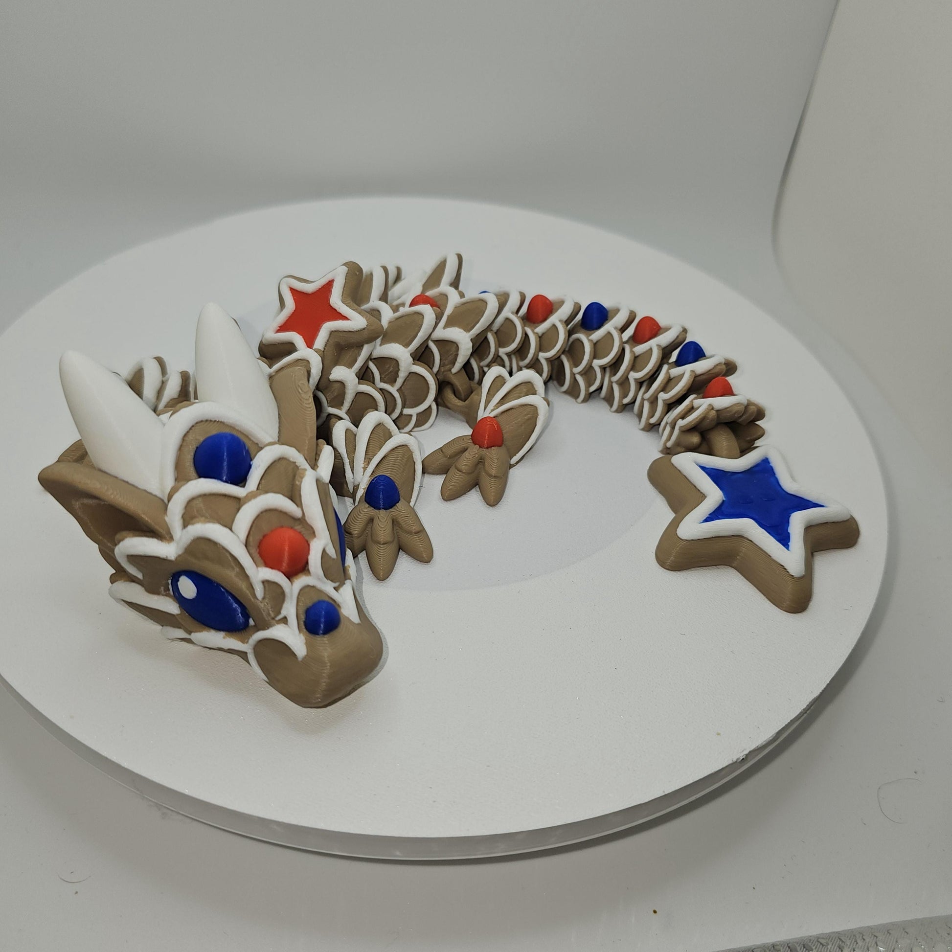 Baby Star Cookie Dragon 3D Printed