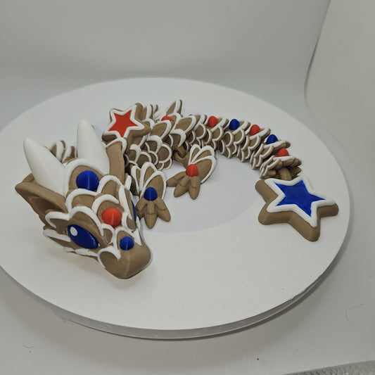 Baby Star Cookie Dragon 3D Printed