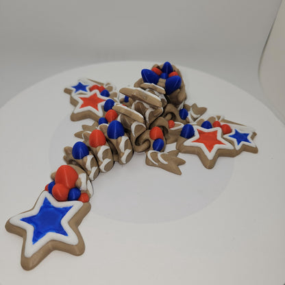 Baby Winged Star Cookie Dragon 3D Printed