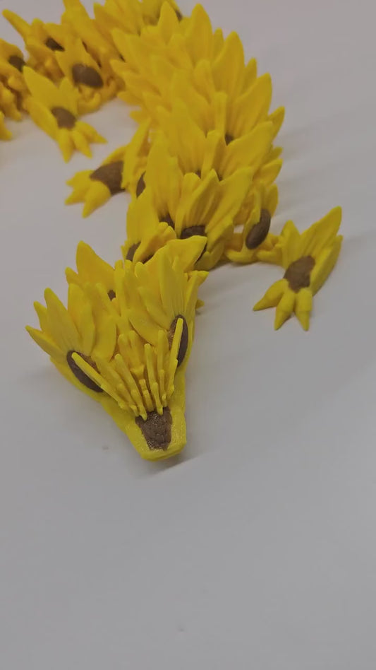 Articulated Sunflower Dragon Two Color