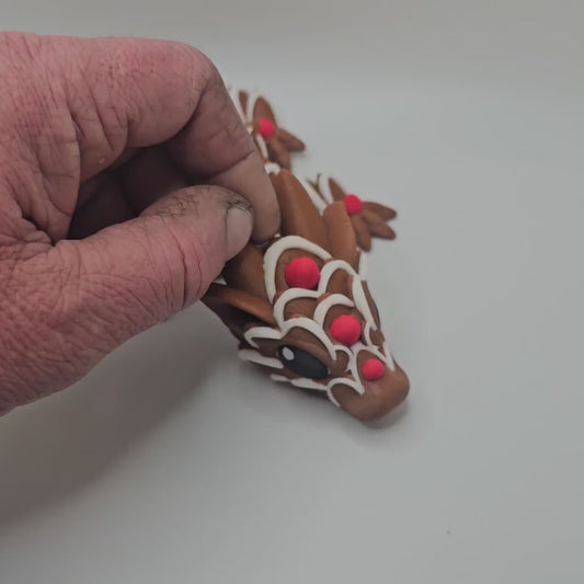 3D Printed Baby Gingerbread Dragon