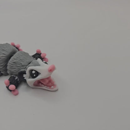 3D Printed Cute Flexi Opossum – Articulated & Fun!
