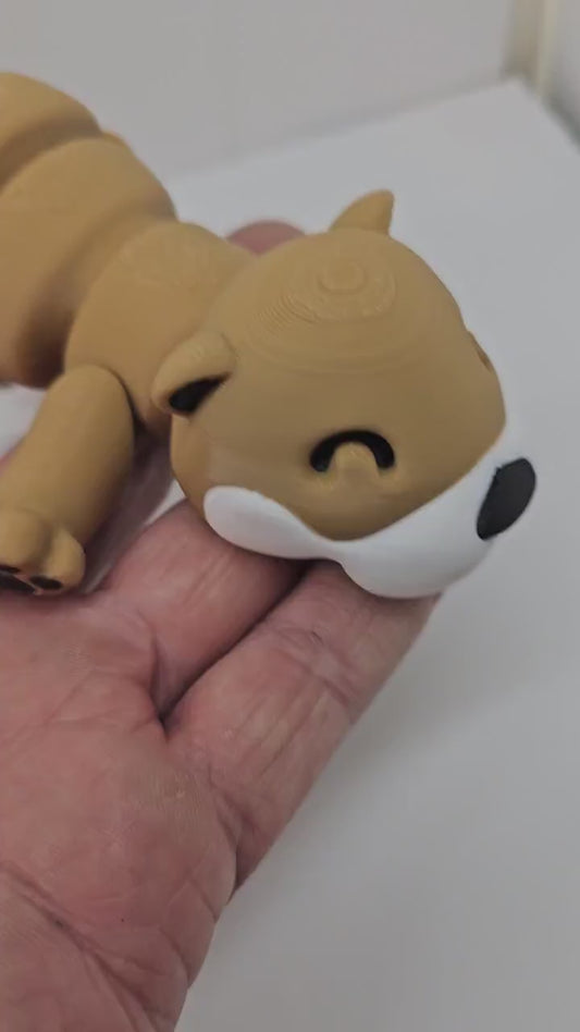 3D Printed Articulating Otter Figurine