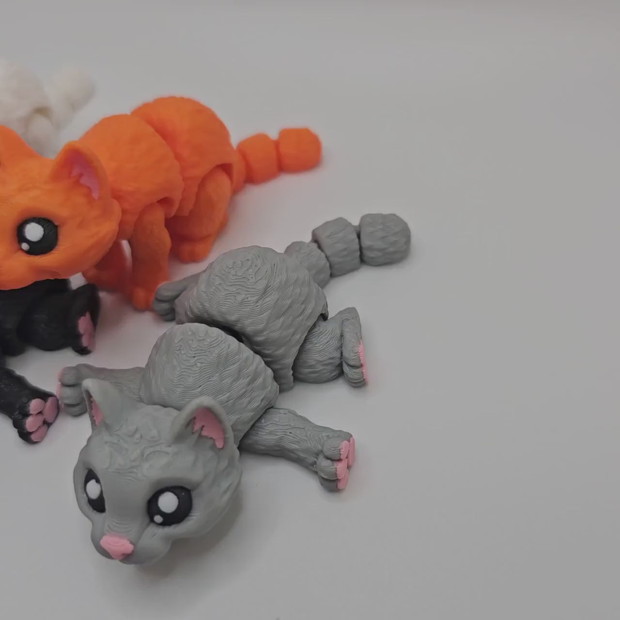 3D Printed Cute Flexi Kitten / Cat – Articulated & Fun!