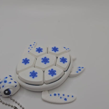 3D Printed Winter Turtle Clicker