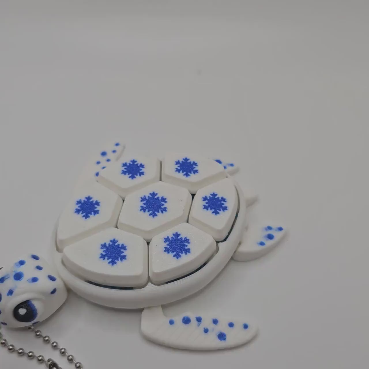 3D Printed Winter Turtle Clicker