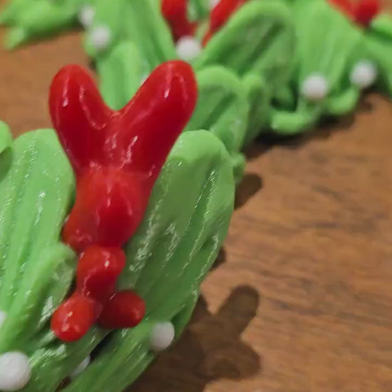 3d Printed Mistletoe Christmas Holiday Dragon
